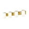 Z-Lite Burk 4 Light Vanity, 30in. W x 7.25in. H, Luxe Gold 746-4V-LG - alternate 5